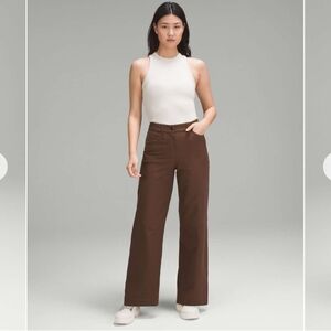 lululemon athletica Brown Wide Leg Pants